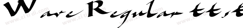 Wave Regular ttstd字体转换